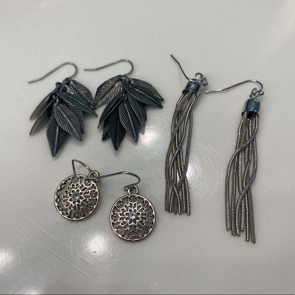 💖 Silver Earrings